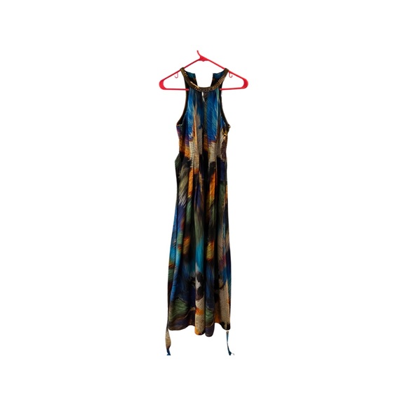 Anthropologie sleeveless vibrant maxi dress. - Picture 1 of 4
